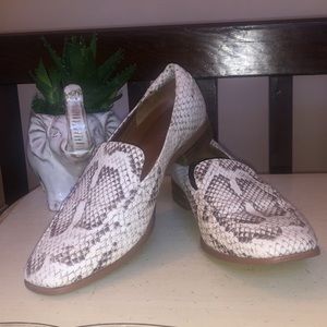 Franco Sarto • Carolina Snakeskin Embossed Loafers